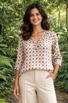BLUSA ESTAMPA NATURE CHOCOLATE